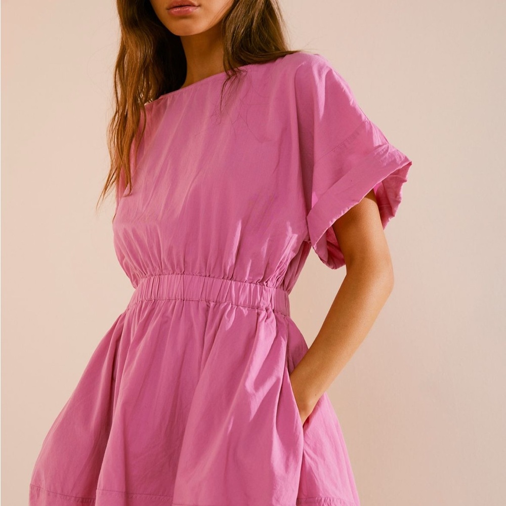 Free People Full-Time Fun Mini Dress in Sugar Magnolia